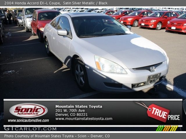 2004 Honda Accord EX-L Coupe in Satin Silver Metallic