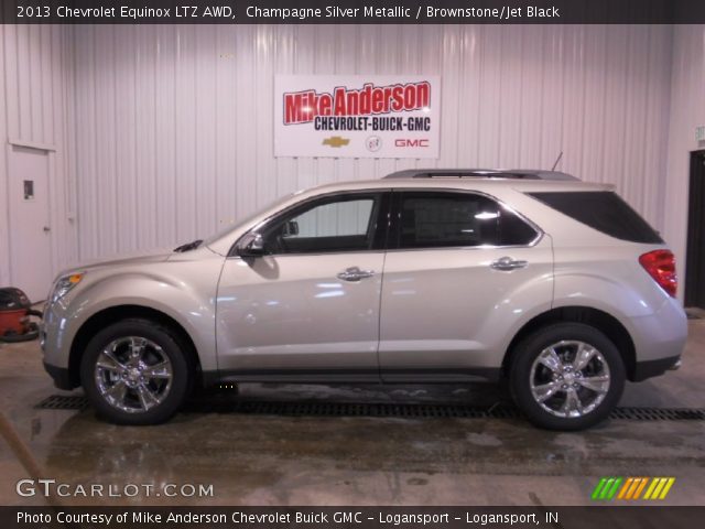 2013 Chevrolet Equinox LTZ AWD in Champagne Silver Metallic