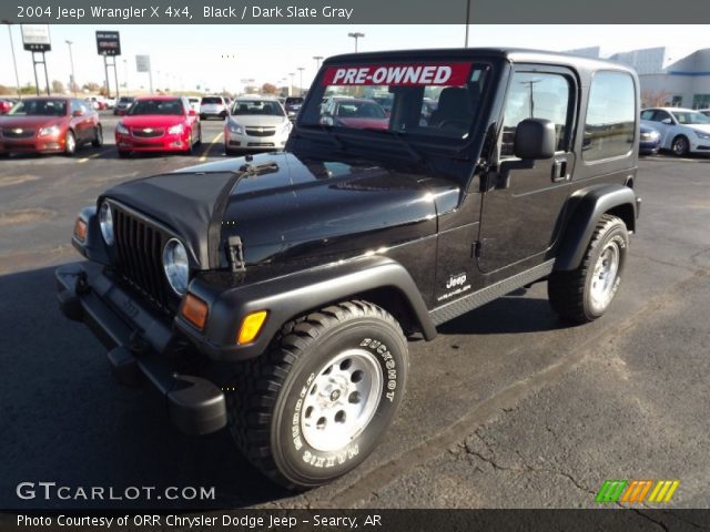 2004 Jeep Wrangler X 4x4 in Black