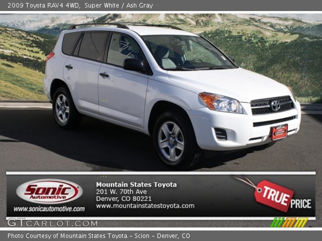 2009 Toyota RAV4 4WD in Super White