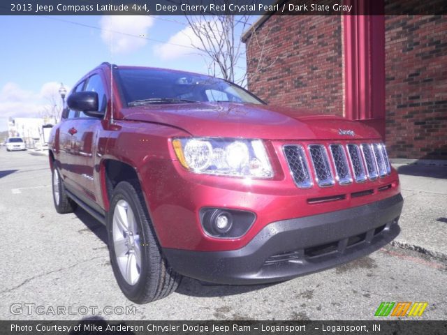 2013 Jeep Compass Latitude 4x4 in Deep Cherry Red Crystal Pearl