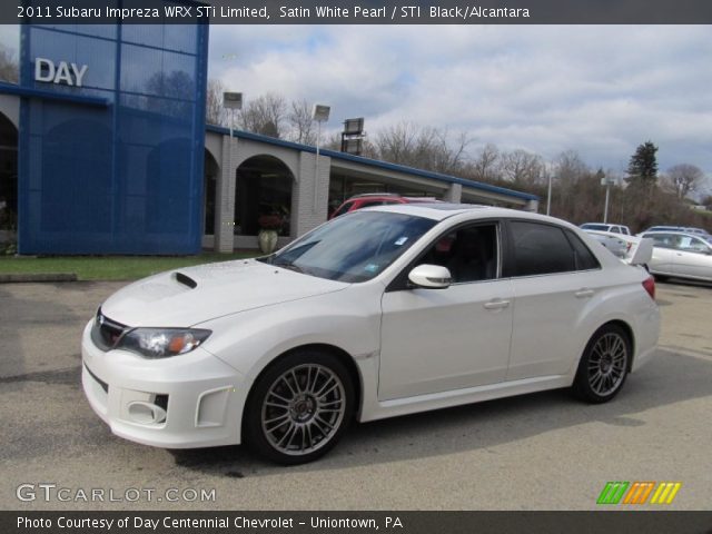 2011 Subaru Impreza WRX STi Limited in Satin White Pearl