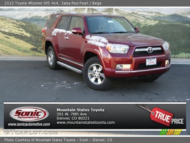 2013 Toyota 4Runner SR5 4x4 in Salsa Red Pearl