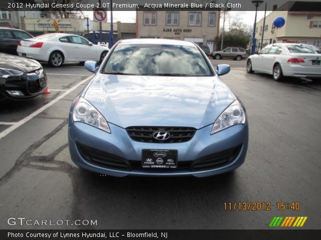 2012 Hyundai Genesis Coupe 2.0T Premium in Acqua Minerale Blue
