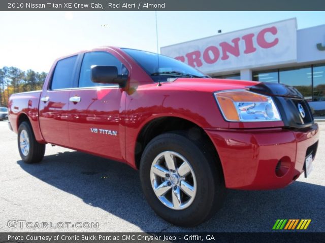 2010 Nissan Titan XE Crew Cab in Red Alert