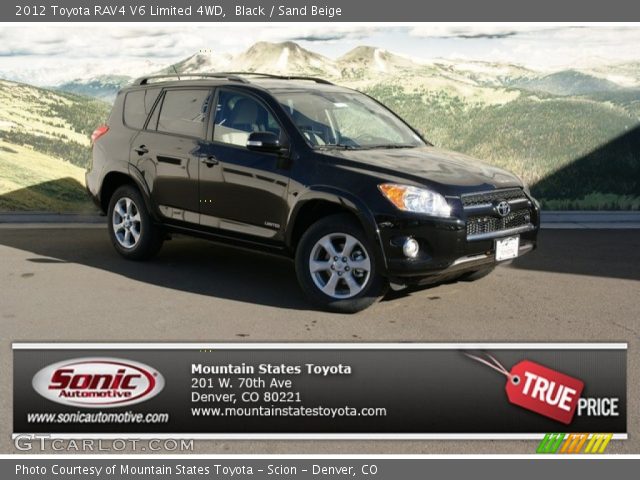 2012 Toyota RAV4 V6 Limited 4WD in Black