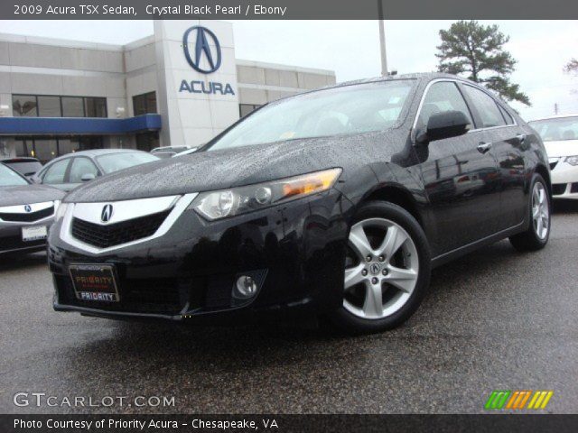 2009 Acura TSX Sedan in Crystal Black Pearl