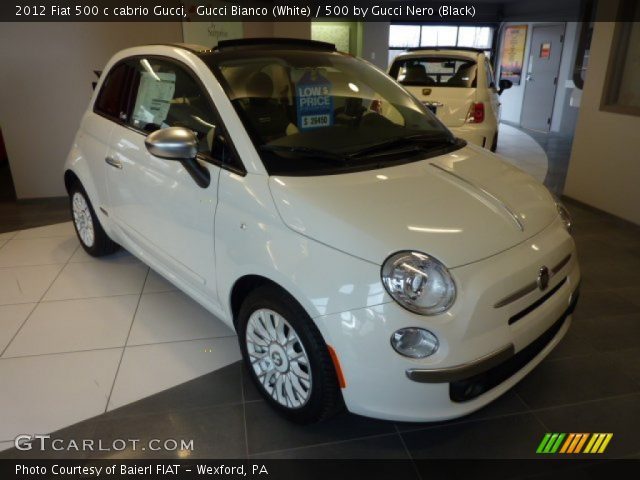 2012 Fiat 500 c cabrio Gucci in Gucci Bianco (White)