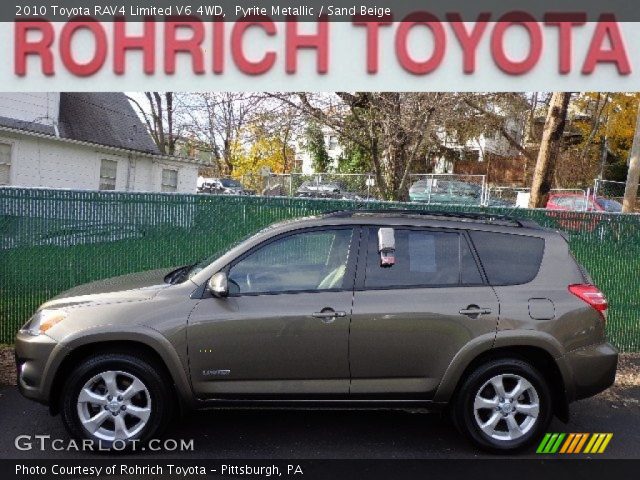 2010 Toyota RAV4 Limited V6 4WD in Pyrite Metallic