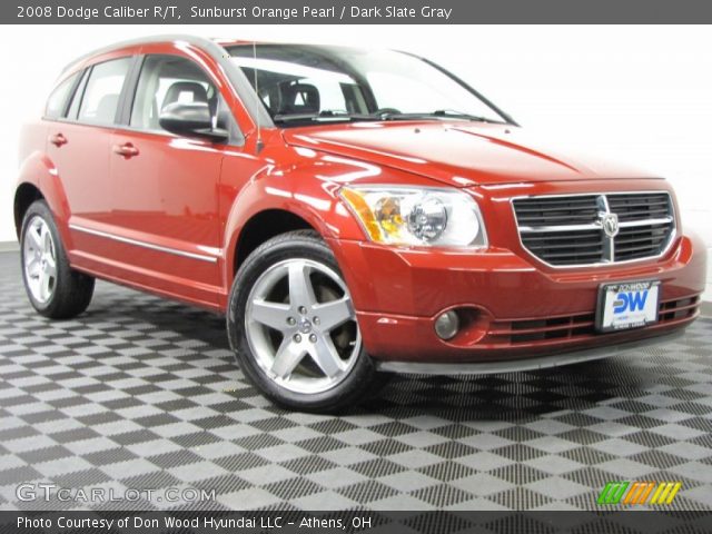 2008 Dodge Caliber R/T in Sunburst Orange Pearl