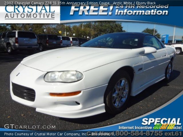 2002 Chevrolet Camaro Z28 SS 35th Anniversary Edition Coupe in Arctic White