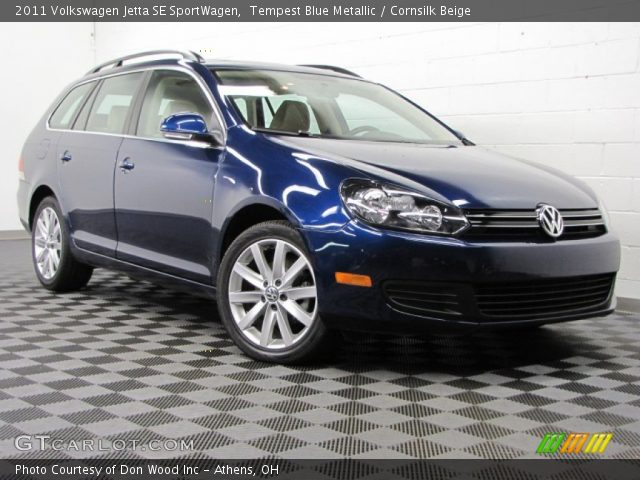 2011 Volkswagen Jetta SE SportWagen in Tempest Blue Metallic