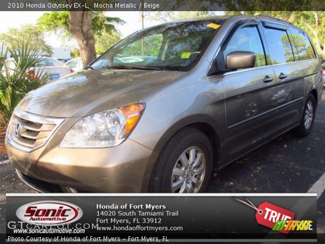 2010 Honda Odyssey EX-L in Mocha Metallic