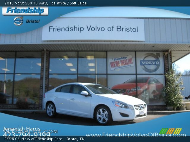 2013 Volvo S60 T5 AWD in Ice White