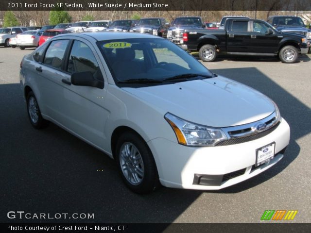 2011 Ford Focus SE Sedan in White Suede