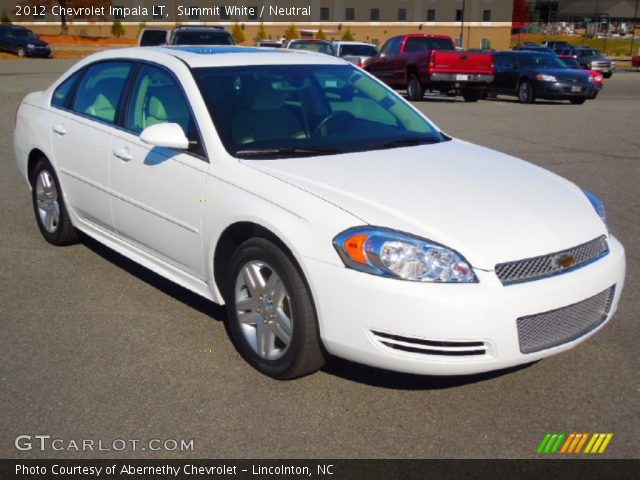 2012 Chevrolet Impala LT in Summit White