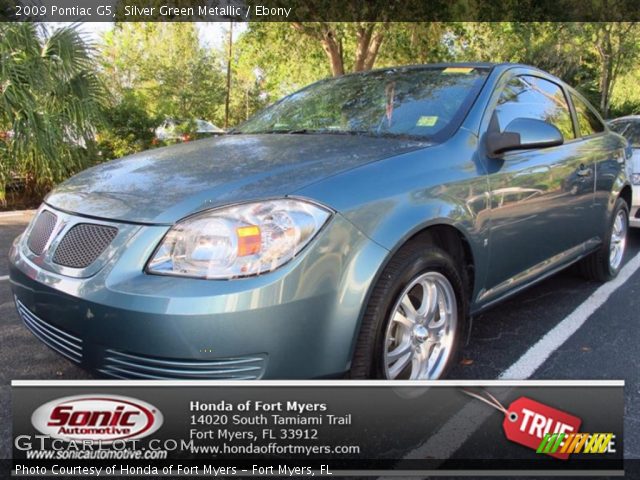 2009 Pontiac G5  in Silver Green Metallic