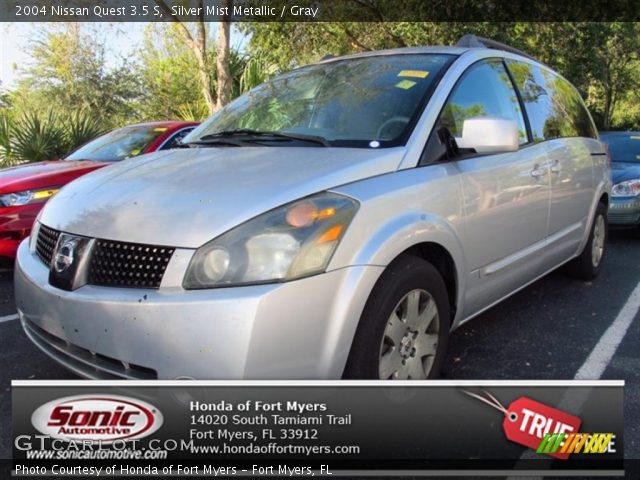 2004 Nissan Quest 3.5 S in Silver Mist Metallic