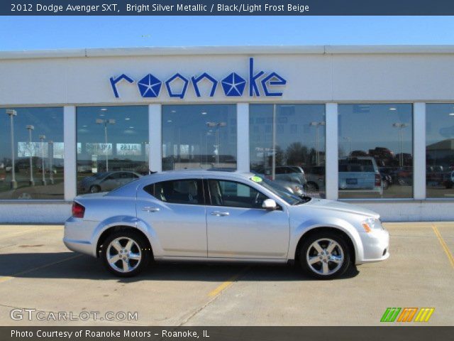 2012 Dodge Avenger SXT in Bright Silver Metallic
