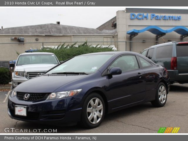 2010 Honda Civic LX Coupe in Royal Blue Pearl