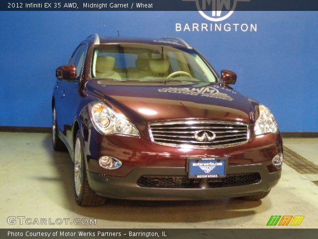 2012 Infiniti EX 35 AWD in Midnight Garnet