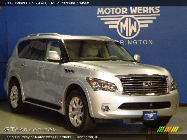 2012 Infiniti QX 56 4WD in Liquid Platinum