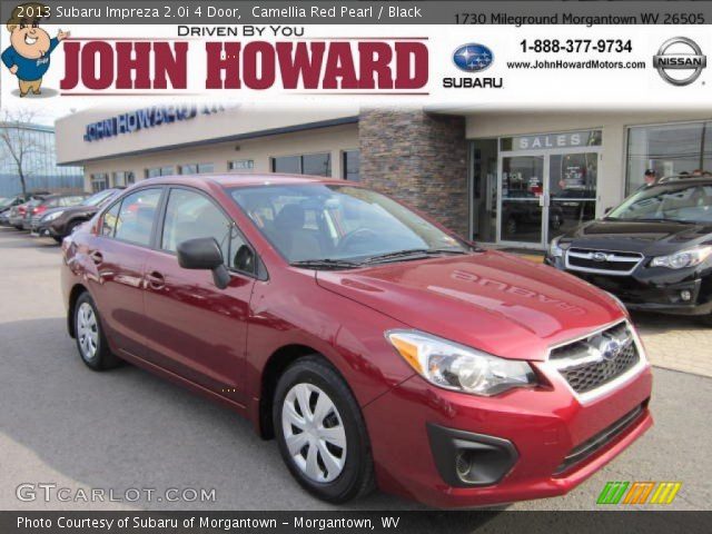 2013 Subaru Impreza 2.0i 4 Door in Camellia Red Pearl