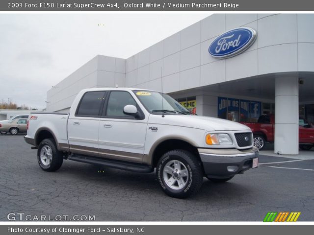 2003 Ford F150 Lariat SuperCrew 4x4 in Oxford White