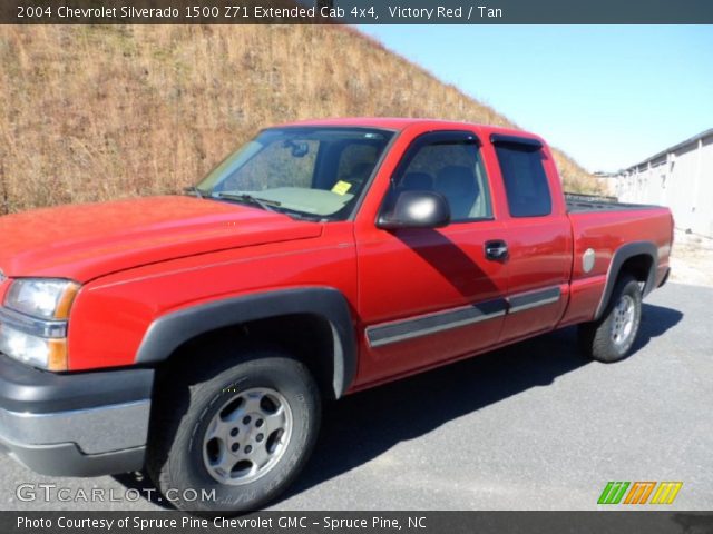2004 Chevrolet Silverado 1500 Z71 Extended Cab 4x4 in Victory Red