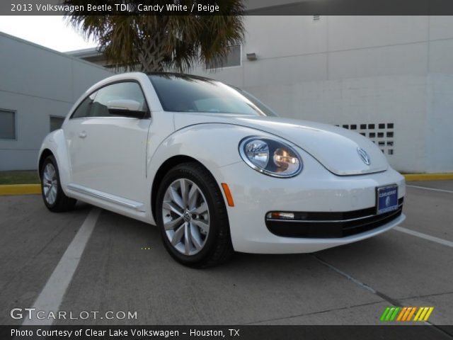2013 Volkswagen Beetle TDI in Candy White