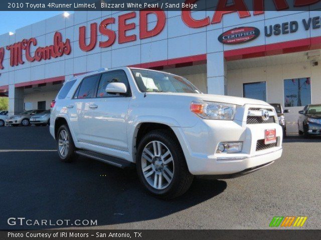 2010 Toyota 4Runner Limited in Blizzard White Pearl