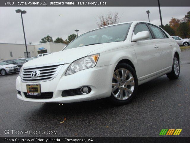2008 Toyota Avalon XLS in Blizzard White Pearl