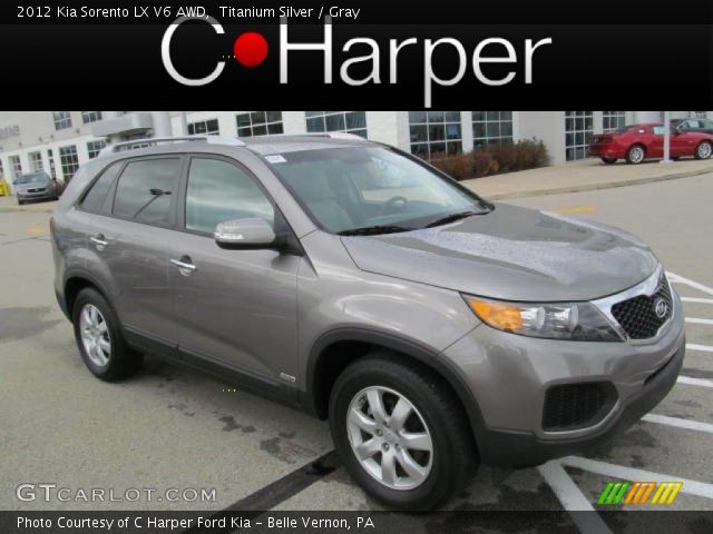 2012 Kia Sorento LX V6 AWD in Titanium Silver