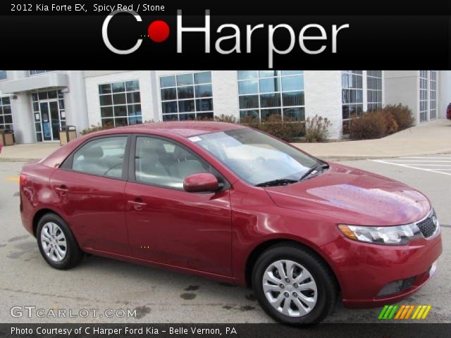 2012 Kia Forte EX in Spicy Red