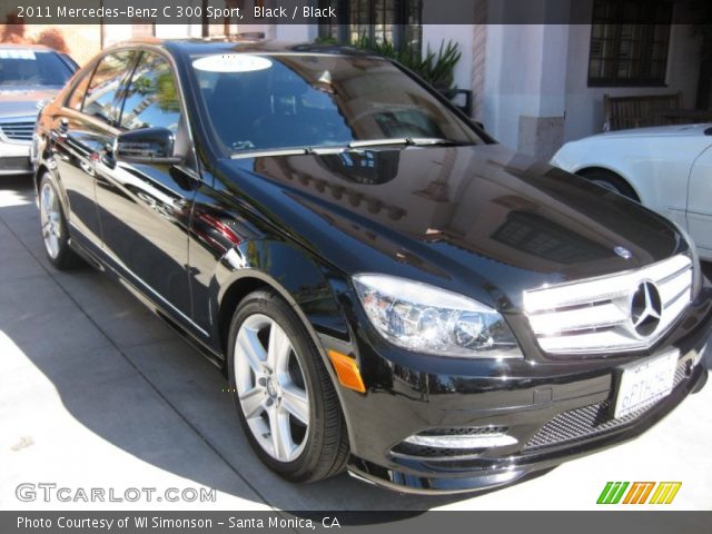2011 Mercedes-Benz C 300 Sport in Black