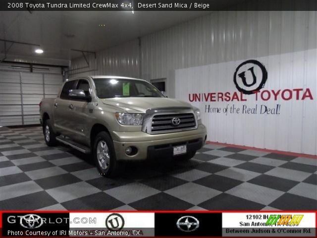2008 Toyota Tundra Limited CrewMax 4x4 in Desert Sand Mica