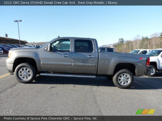 2013 GMC Sierra 3500HD Denali Crew Cab 4x4 in Steel Gray Metallic