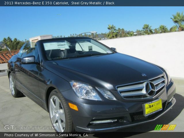 2013 Mercedes-Benz E 350 Cabriolet in Steel Grey Metallic