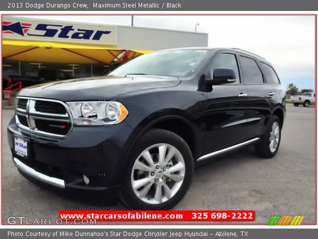 2013 Dodge Durango Crew in Maximum Steel Metallic