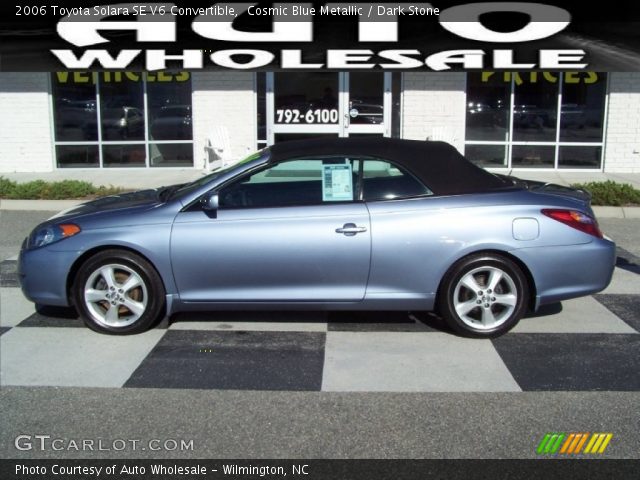 2006 Toyota Solara SE V6 Convertible in Cosmic Blue Metallic
