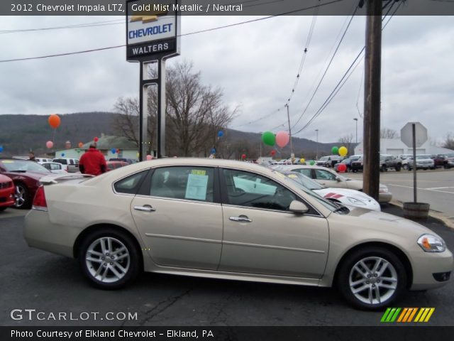 2012 Chevrolet Impala LTZ in Gold Mist Metallic