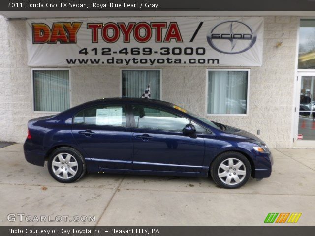 2011 Honda Civic LX Sedan in Royal Blue Pearl
