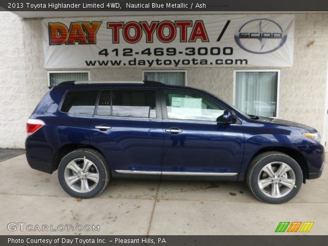 2013 Toyota Highlander Limited 4WD in Nautical Blue Metallic