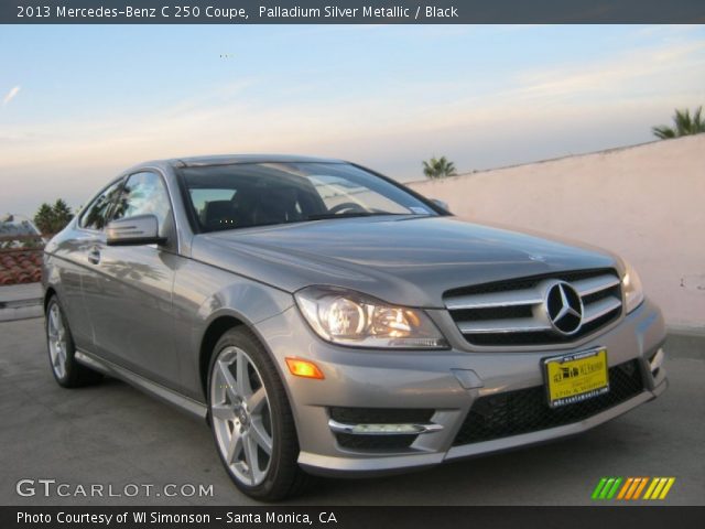 2013 Mercedes-Benz C 250 Coupe in Palladium Silver Metallic