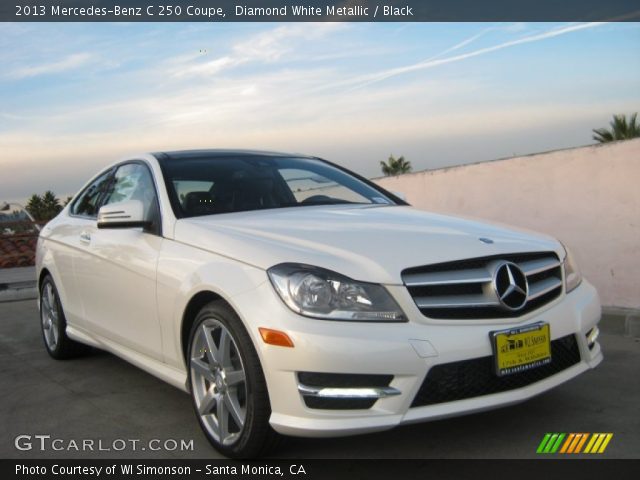 2013 Mercedes-Benz C 250 Coupe in Diamond White Metallic