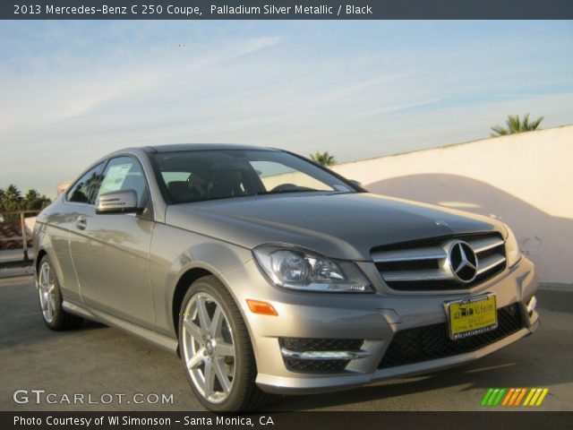 2013 Mercedes-Benz C 250 Coupe in Palladium Silver Metallic