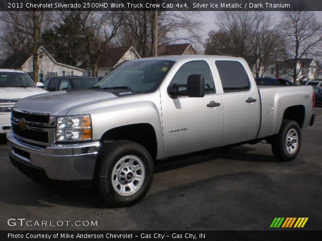 2013 Chevrolet Silverado 2500HD Work Truck Crew Cab 4x4 in Silver Ice Metallic