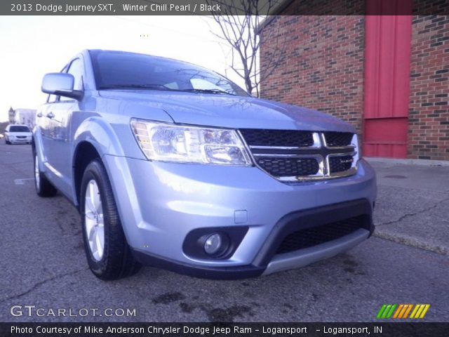 2013 Dodge Journey SXT in Winter Chill Pearl