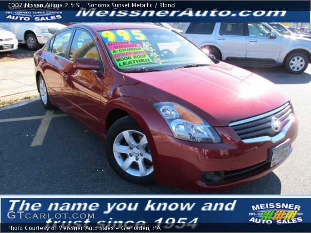 2007 Nissan Altima 2.5 SL in Sonoma Sunset Metallic