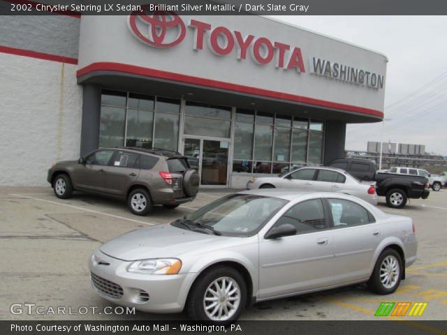 2002 Chrysler Sebring LX Sedan in Brilliant Silver Metallic